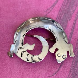 .925 STERLING Silver Chameleon Pin/Brooch